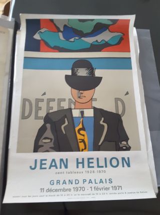 Ancienne affiche expo du musée Grand palais 