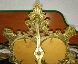 Ancien cadre photo en bronze