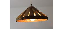 Suspension, luminaire en osier