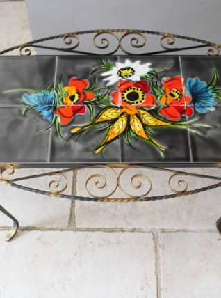 Table basse années 50/60 signée Raymonde Leduc