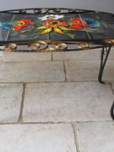 Table basse années 50/60 signée Raymonde Leduc