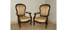 2 fauteuils voltaire