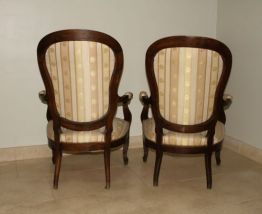 2 fauteuils voltaire