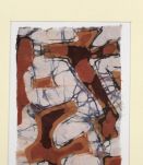 Batik sur papier marouflé 18x24cm 