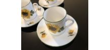 Tasse à café et soucoupe 