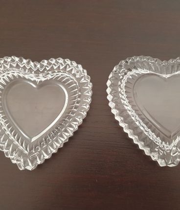 Boite coeur en cristal