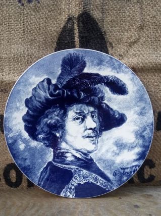 Jolie assiette décorative - Faïence de Delft