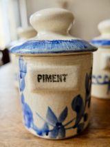 Lot 3 petits pots à épices