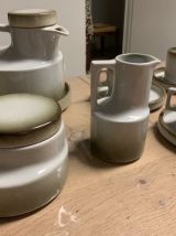Service à café vintage en grés