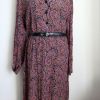 Robe longue fleurie vintage made in France Taille 46