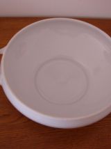 Soupière signée A. Deshoulières en porcelaine fine