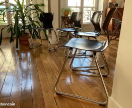 4 chaises vintage Adam Stegner Flötotto 1960s
