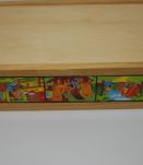Jeu de cubes en bois 