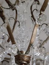 Lustre bronze et pampilles