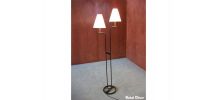 Lampadaire double abat-jour 1950's