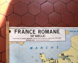 Carte scolaire ancienne 