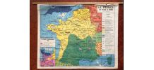 Carte scolaire ancienne 