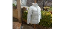 DOUDOUNE GECKO BLEU CIEL VINTAGE T L OU 40 MIXTE 