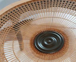 Table basse cannage 