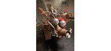 Sculpture art brut -recup