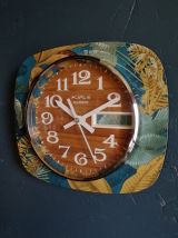 Horloge vintage, pendule murale "Kiplé Quartz"