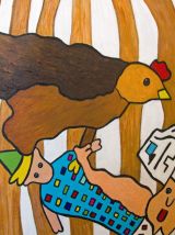 Le cuisinier, le mitron, la poule et l'équilibriste. 