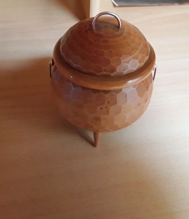 Bonbonniere en bois vintage
