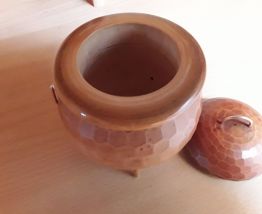 Bonbonniere en bois vintage