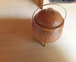Bonbonniere en bois vintage