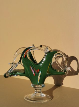 Porte serviette en verre soufflé Murano