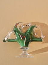 Porte serviette en verre soufflé Murano