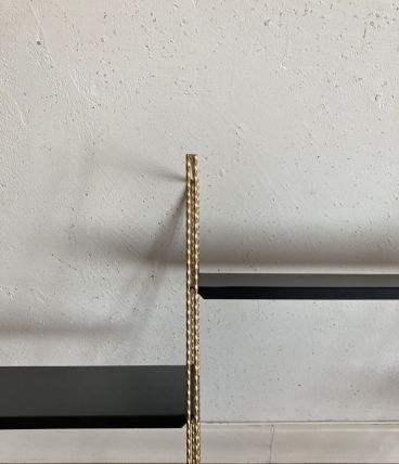 Système étagère murale triple vintage Tomado string années 6