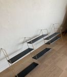 Système étagère murale triple vintage Tomado string années 6