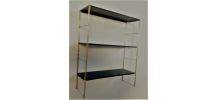 etagere  ( tomado) original 1950 a 1960 or et black satin  6