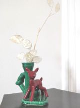 Bougeoir faon art déco en céramique 