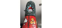 Pied de lampe forme bouteille