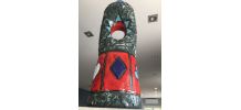 Pied de lampe forme bouteille