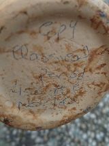 vase grec numeroté , reproduction fait  main