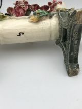 Bouquetière Vintage 1930 French Majolica Victorian 
