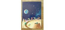  CAROLINE SUR LA LUNE - Pierre Probst - Vintage- Grand Al   
