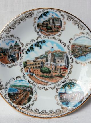 Assiette Monaco  Palais du Prince. En Limoges. 