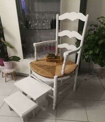 Chaise en paille 