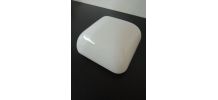 Plafonnier opaline carré