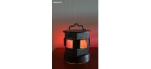 Lanterne chantier T.P années 60/70 transformée en lampe
