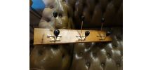 portemanteau mural  1960 a70s   paters dore boule acrilique 