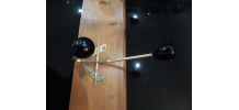portemanteau mural  1960 a70s   paters dore boule acrilique 