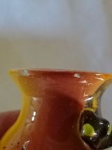 1 Cendrier ou poëlon ancien et 1 petit pot cigale provençale