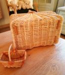 Panier pic nic en osier 