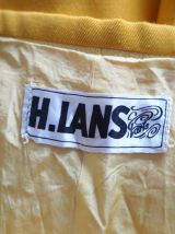 Mini jupe plissée jaune moutarde Mod GoGo vintage 70's