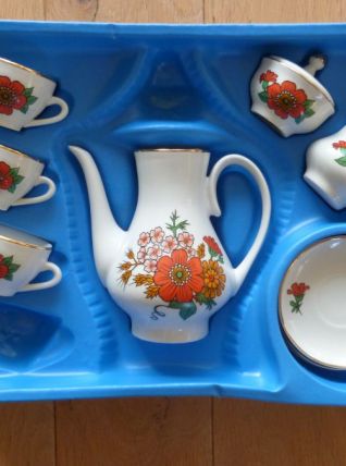 Dinette vintage en céramique